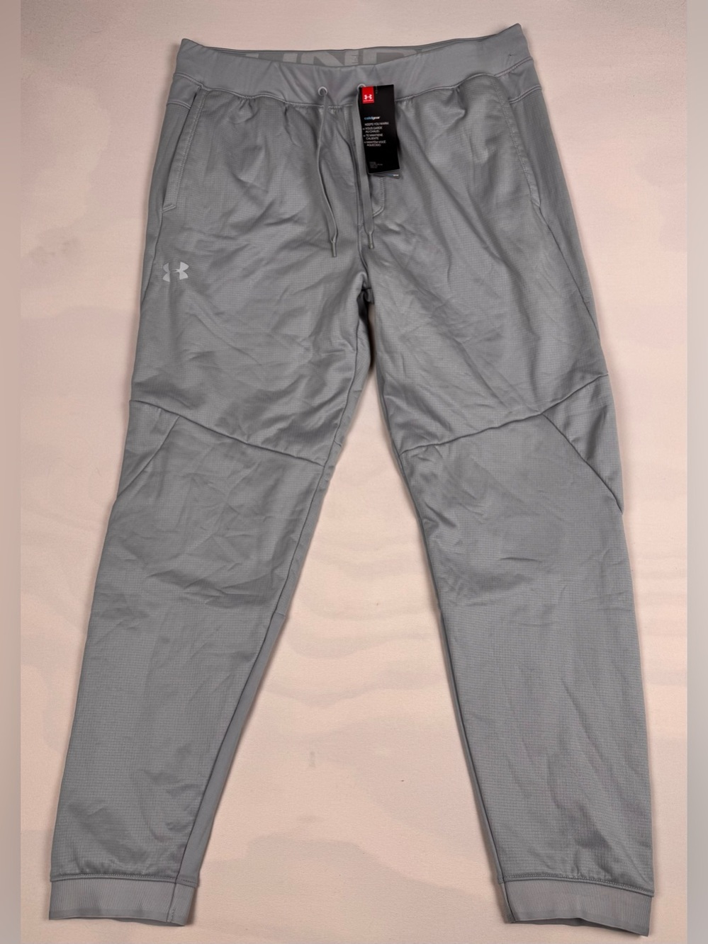 NWT Under Armour Coldgear Fleece Loose Sweat Pants Gray Men’s XL MSRP $69